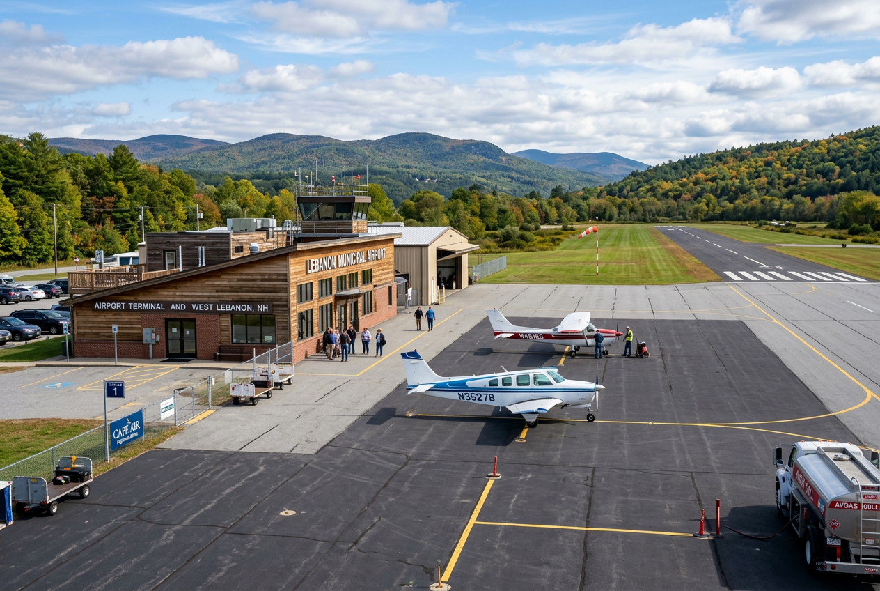 Lebanon Municipal Airport airport transfer from Burlington VT