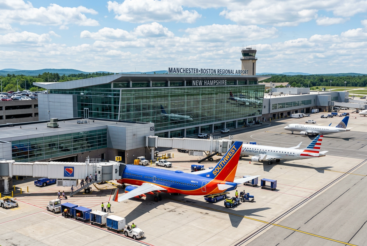 Manchester-Boston Regional airport transfer from Burlington VT