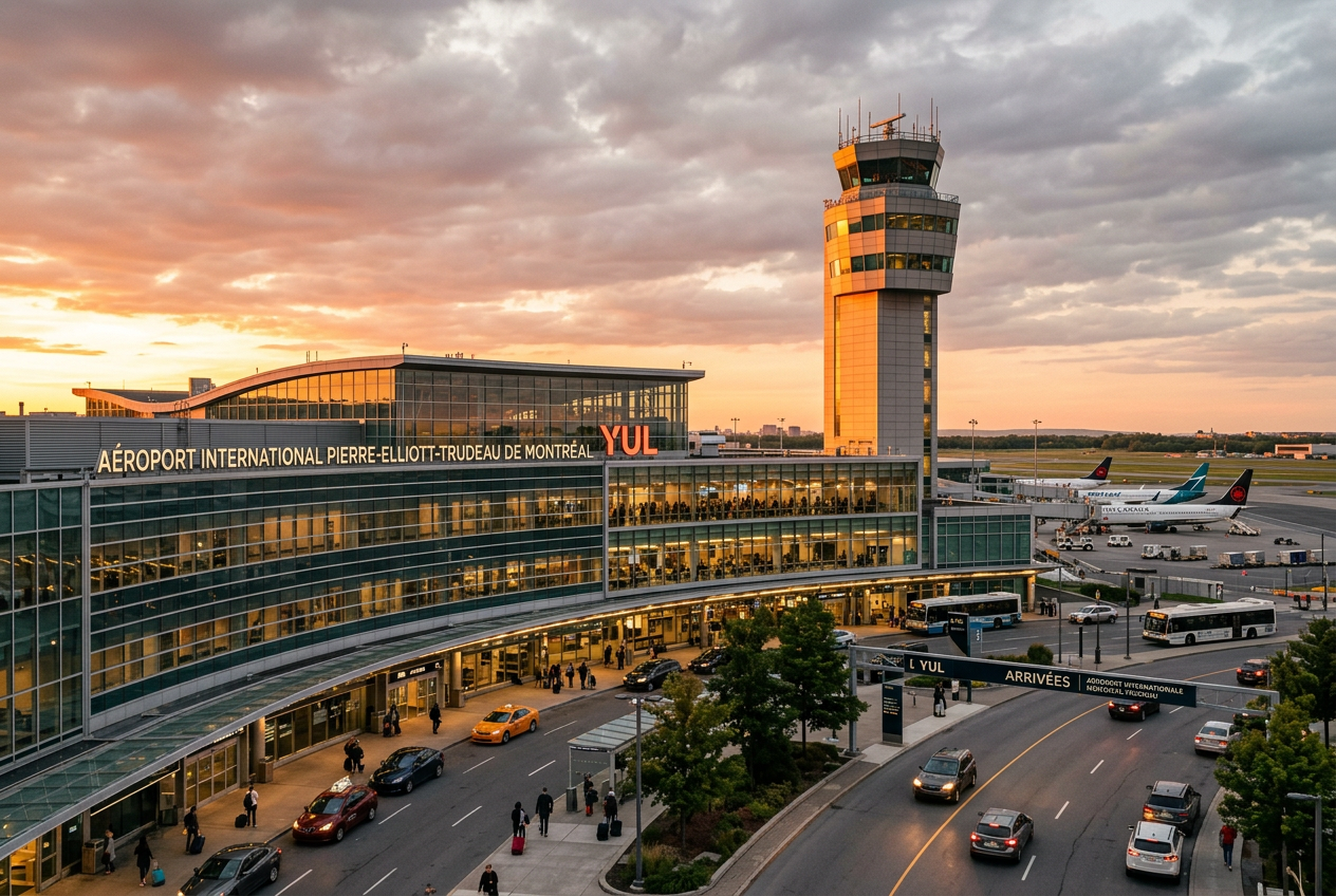 Montréal-Trudeau International airport transfer from Burlington VT